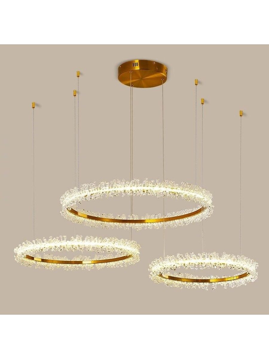 Люстра led Round Crystal Chandelier