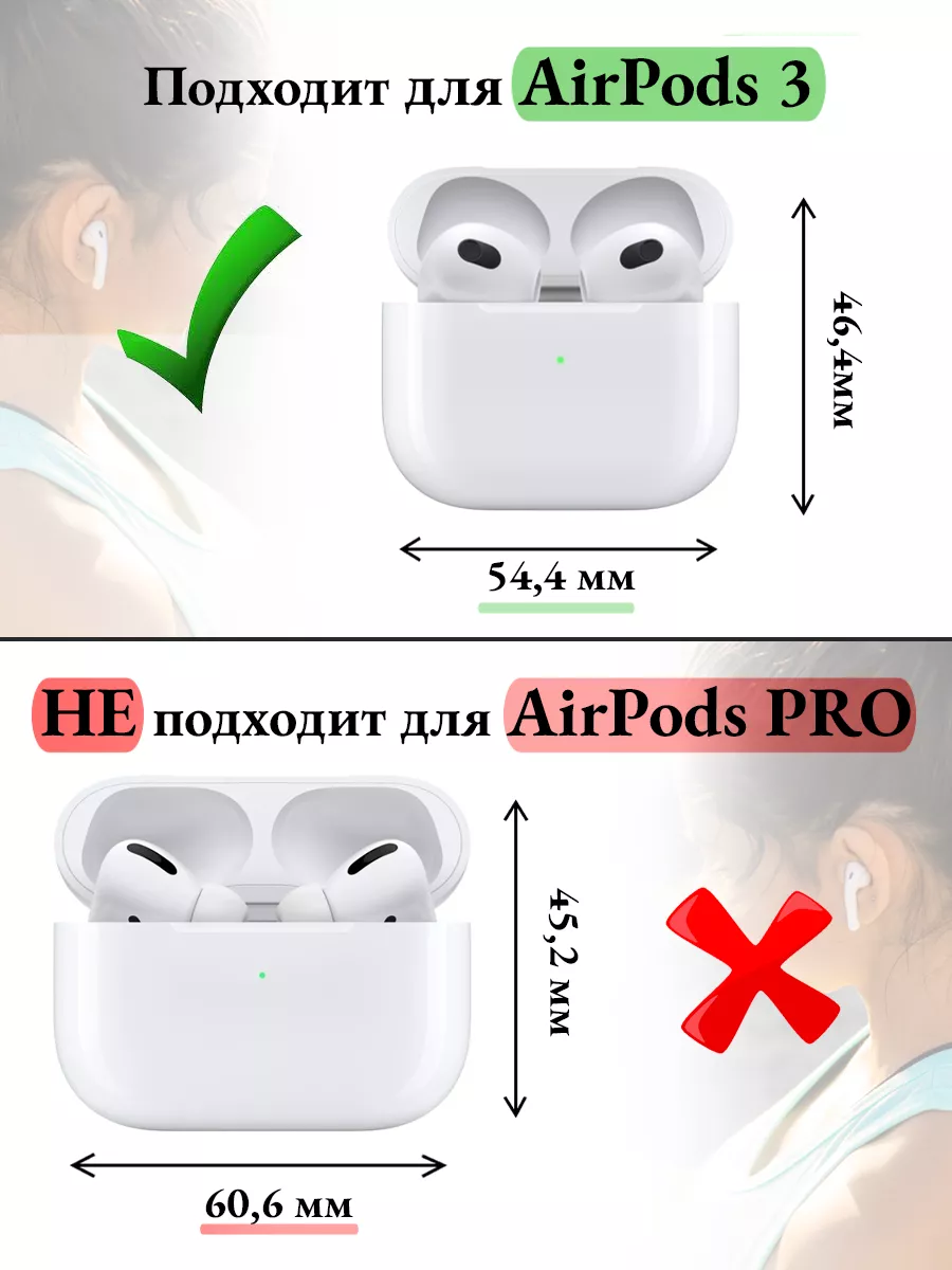 Чехол для наушников Apple AirPods 3 Case by case 151958330 купить в  интернет-магазине Wildberries