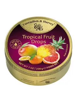 Леденцы Tropical Fruit Drops Тропические фрукты 200 г Cavendish & Harvey 151999289 купить за 549 ₽ в интернет-магазине Wildberries