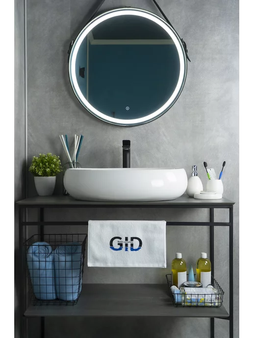 Gid Раковина накладная N9030a (60x41x15см), 60x41x15 см, фото 6