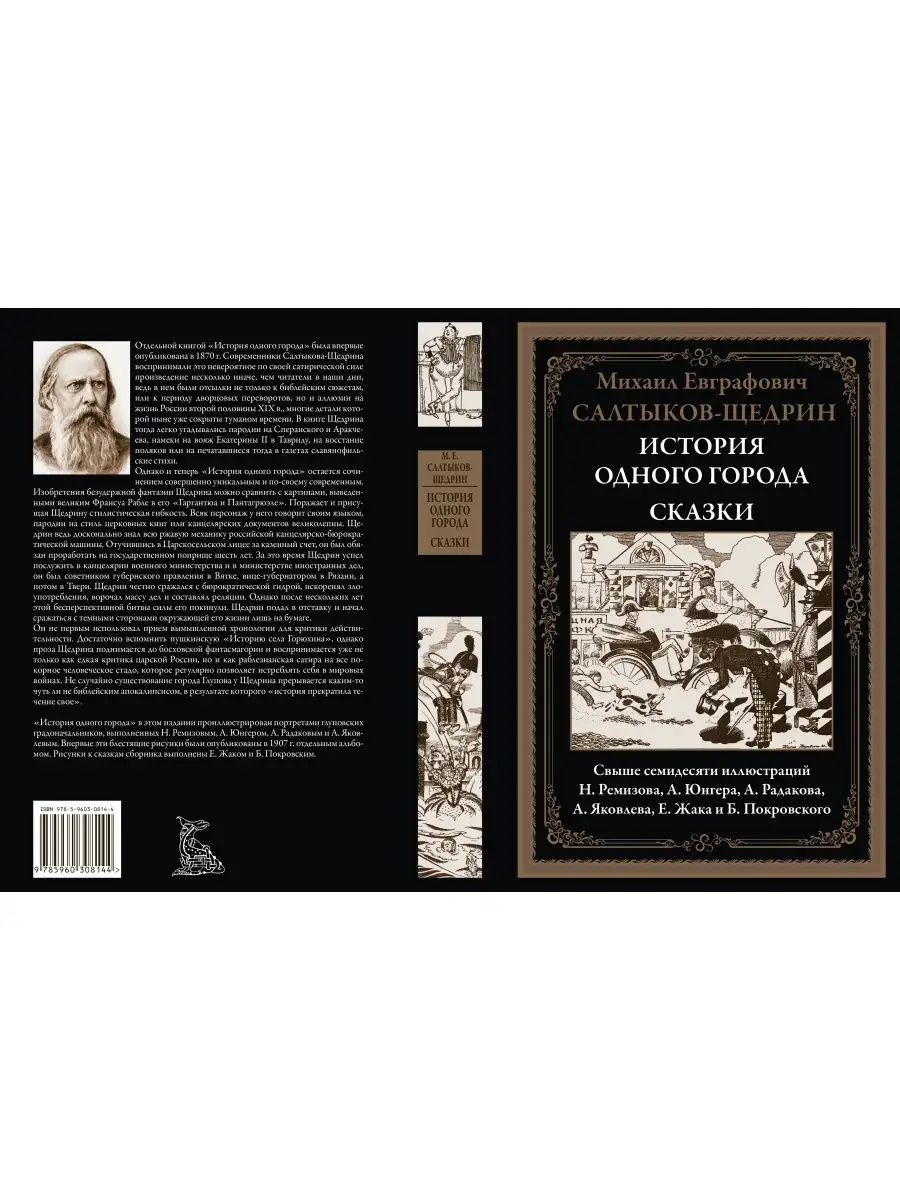 Салтыков-Щедрин История одного города Сказки Издательство СЗКЭО 152048187  купить за 387 ₽ в интернет-магазине Wildberries