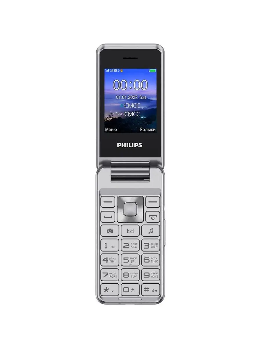 Мобильный телефон Philips Xenium E2601 Silver Philips 152064530 купить за 2  915 ₽ в интернет-магазине Wildberries