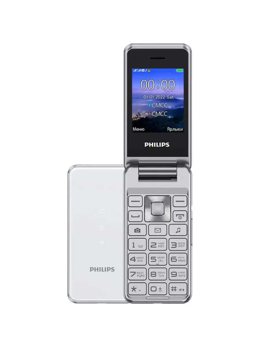 Мобильный телефон Philips Xenium E2601 Silver Philips 152064530 купить за 2  915 ₽ в интернет-магазине Wildberries