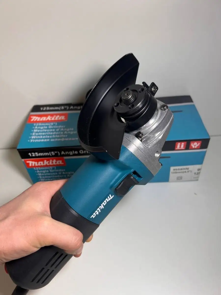 Болгарка makita угловая шлифмашина ушм 125 мм 9558 HN Makita 152080855  купить за 2 363 ₽ в интернет-магазине Wildberries