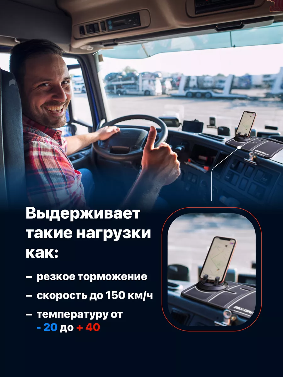 Держатель для телефона в машину, Коврик на панель автомобиля Flex Drive  152096022 купить за 524 ₽ в интернет-магазине Wildberries