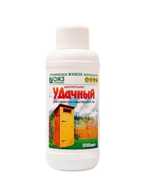 БашИнком Удачный, Жидкость для биотуалетов, 0,5 л, 0,5 л, фото 2