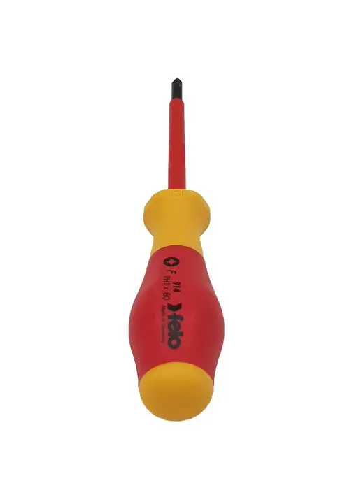 Felo Отвертка диэлектрическая крестовая PH1x80 Германия, 1x80, фото 4