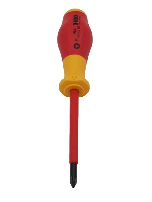 Felo Отвертка диэлектрическая крестовая PH1x80 Германия, 1x80, фото 5