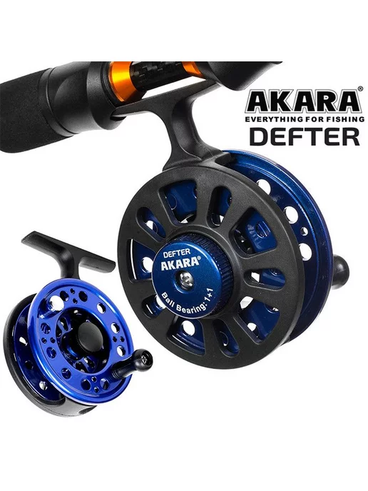 Akara Катушка проводочная Defter 1+1bb, вариант