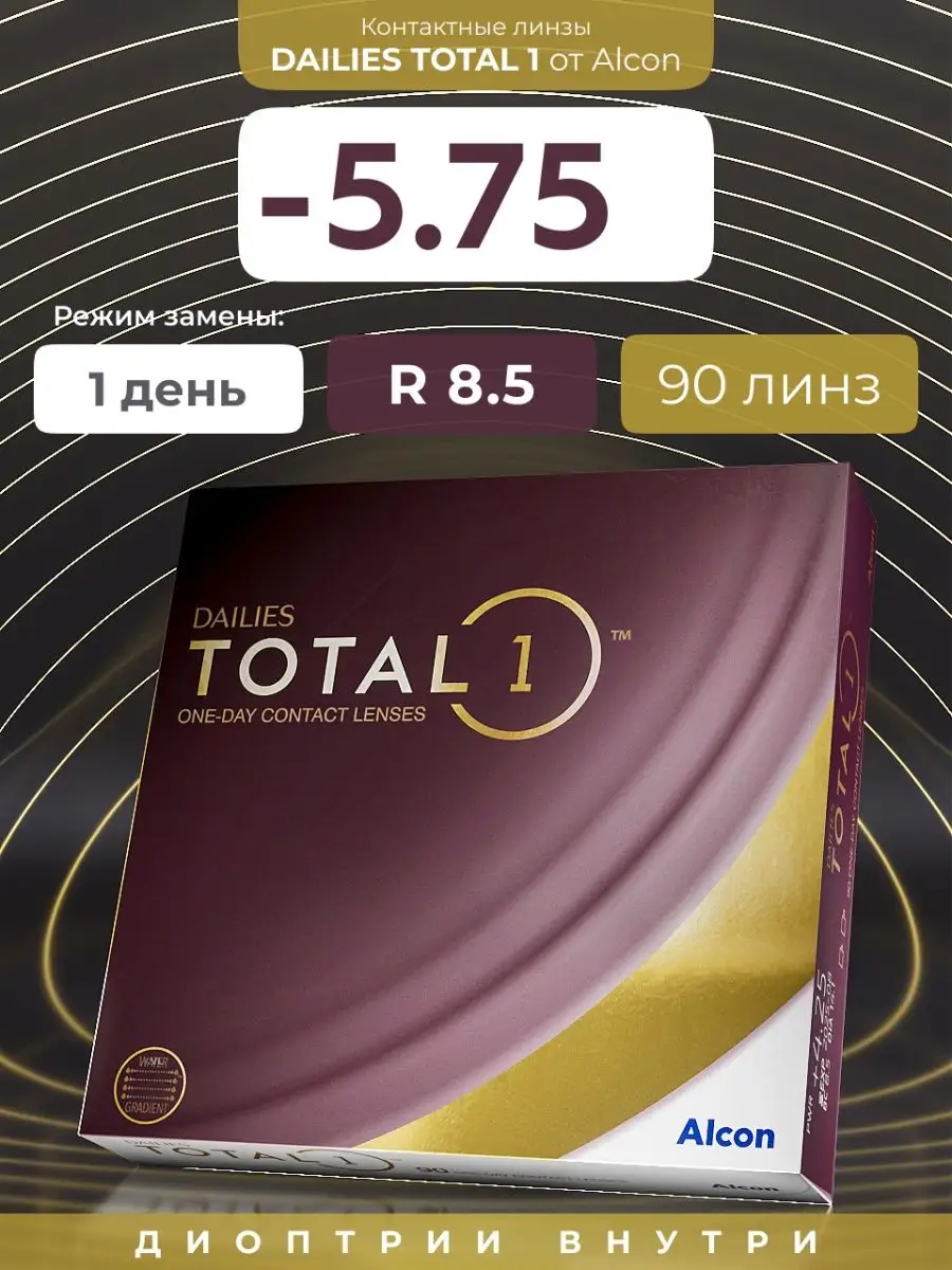 Однодневные Линзы Dailies Total 1 Купить