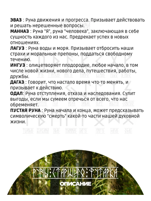 Лавка дядюшки Енота Руны скандинавские в коробке, вариант, фото 4
