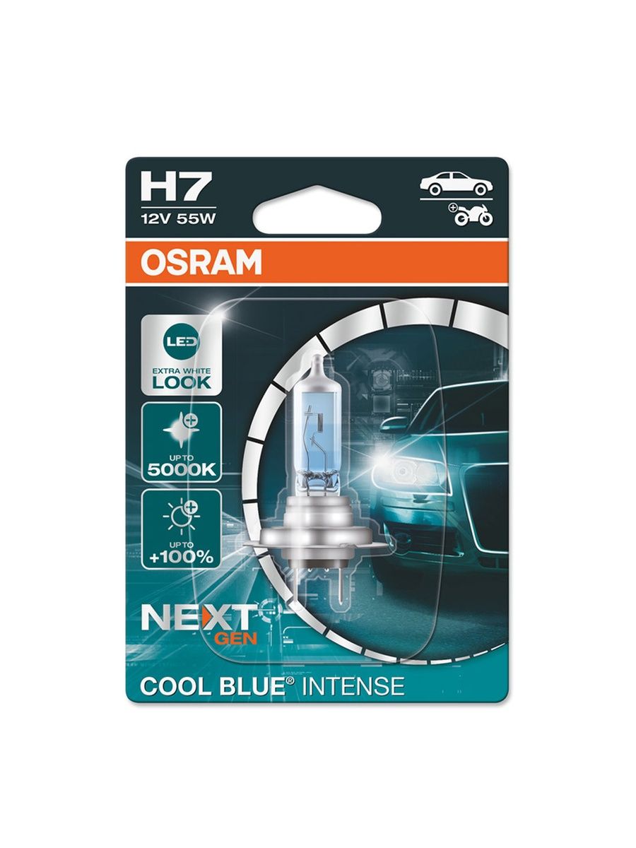 Osram cool blue intense next. Автолампа Osram 64210-01b.