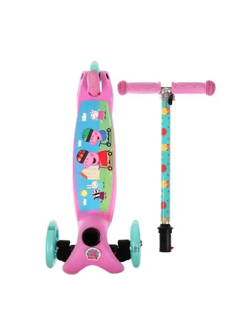 Scooters Самокат детский трехколесный Свинка Пеппа, розовый, фото 4