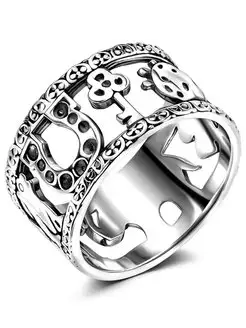 Кольцо серебро символы удачи ETERI 152184341 купить за 2 049 ₽ в интернет-магазине Wildberries