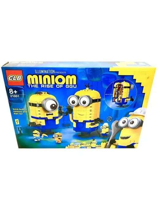 LEGO Конструктор Миньоны дом и фигурки, желтый, фото 2