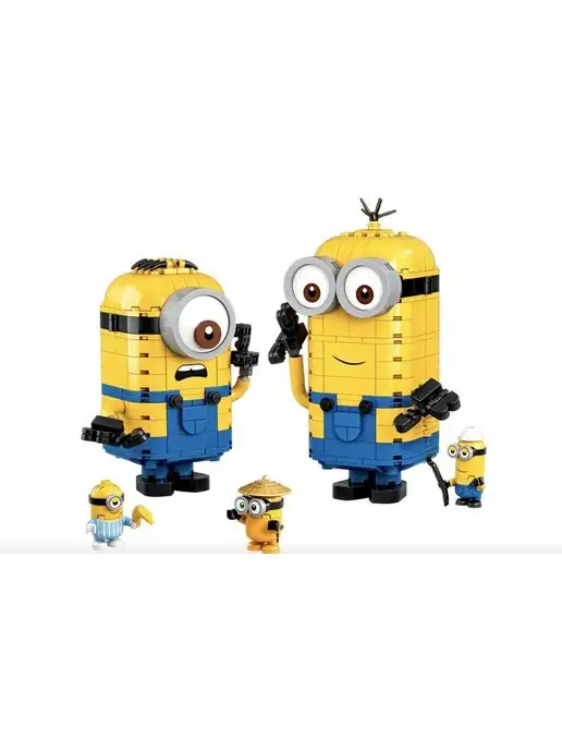 LEGO Конструктор Миньоны дом и фигурки, желтый, фото 3