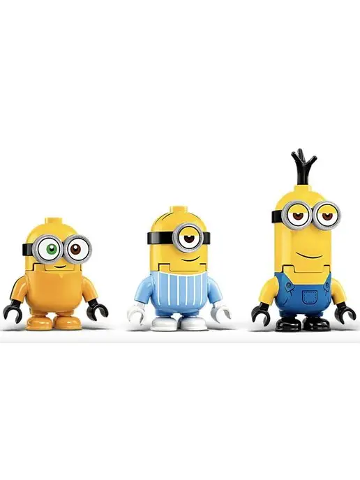 LEGO Конструктор Миньоны дом и фигурки, желтый, фото 4