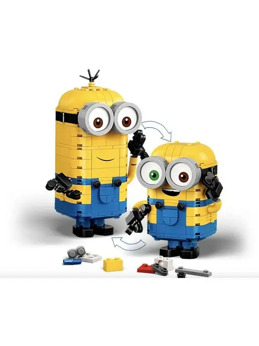 LEGO Конструктор Миньоны дом и фигурки, желтый, фото 5