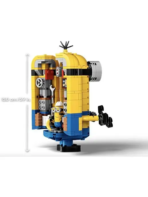 LEGO Конструктор Миньоны дом и фигурки, желтый, фото 6