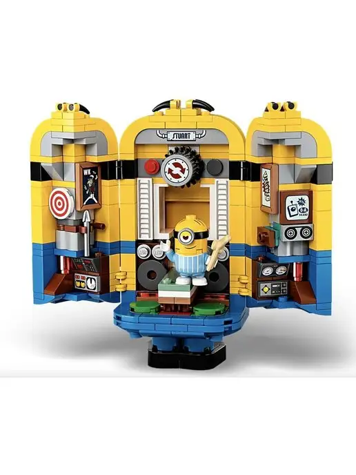 LEGO Конструктор Миньоны дом и фигурки, желтый, фото 7