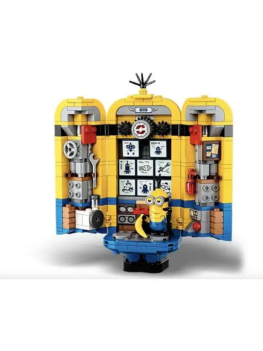 LEGO Конструктор Миньоны дом и фигурки, желтый, фото 8