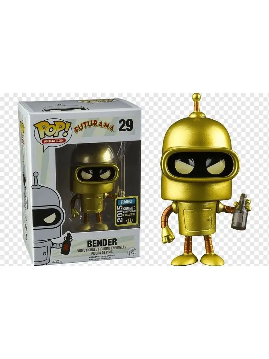 Фигурка Бендер из Футурама Bender Futurama 29 Funko 152263707 купить за 2  123 ₽ в интернет-магазине Wildberries