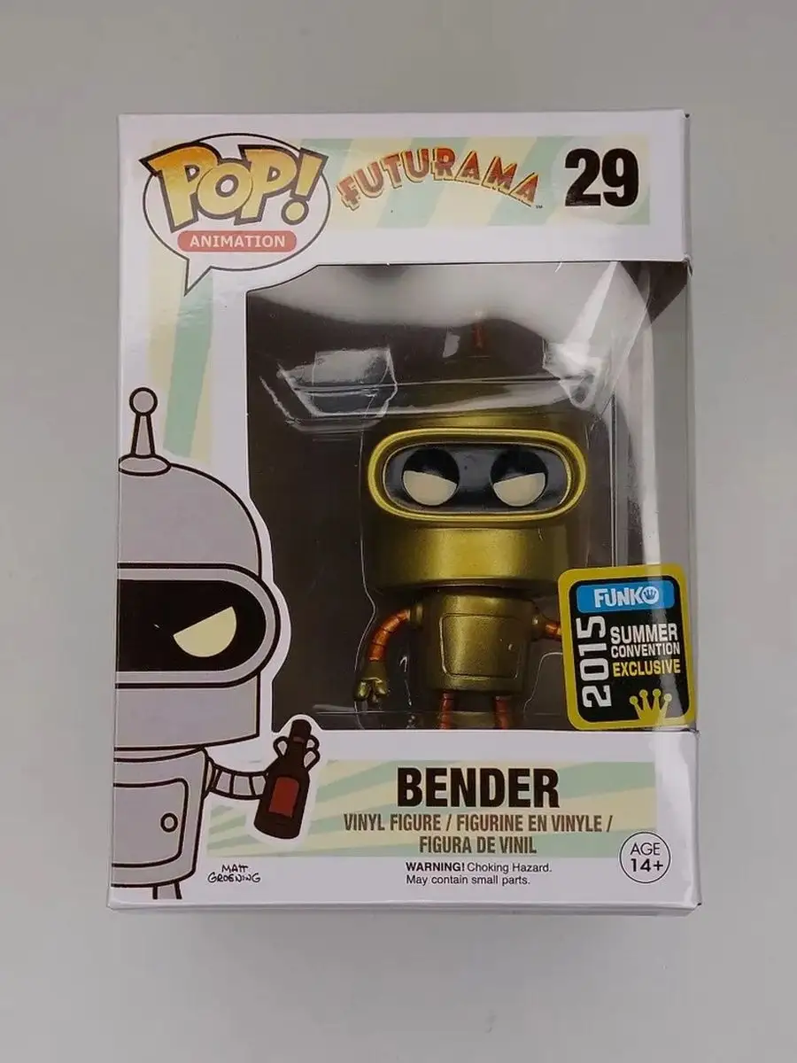 Фигурка Бендер из Футурама Bender Futurama 29 Funko 152263707 купить за 2  123 ₽ в интернет-магазине Wildberries