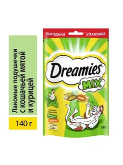 Лакомство для кошек, курица и кошачья мята 12х140гр Dreamies 152276328 купить за 1 666 ₽ в интернет-магазине Wildberries