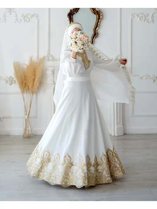 Ключевые моменты по подбору платья для мусульманской свадьбы