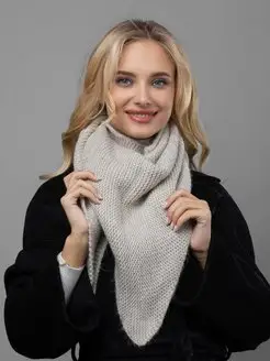 Косынка платок на шею демисезонный теплый шарф Dika Knit 152287779 купить за 820 ₽ в интернет-магазине Wildberries