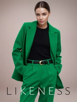 Костюм брючный деловой Likeness 152298366 купить за 3 901 ₽ в интернет-магазине Wildberries