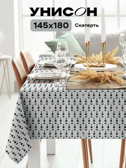 Скатерть тканевая на стол 145x180 см Унисон 152363056 купить за 741 ₽ в интернет-магазине Wildberries