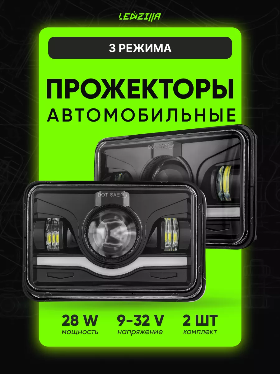 Светодиодные прожекторы для авто