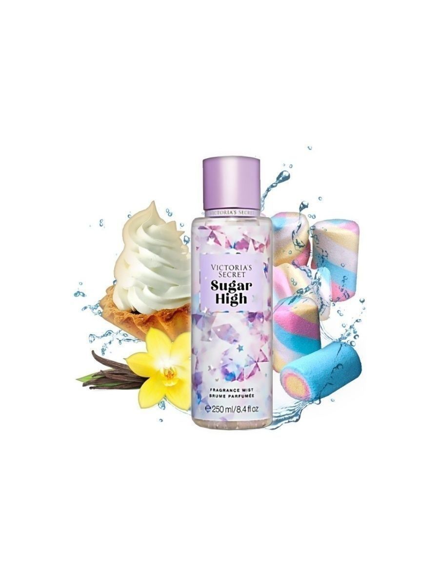 Sugar high victoria secret. Спрей Victoria's Secret Sugar High. Спрей для тела Виктория Сикрет Sugar High. Спрей для тела Виктория Сикрет Шуга. Парфюмированный набор Victoria`s Secret ’Sugar High’.