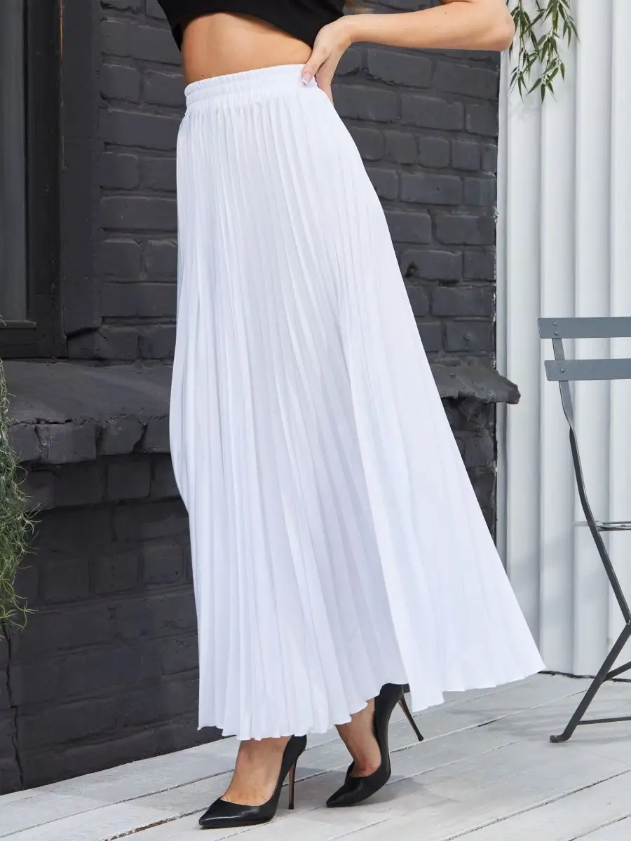 Плиссированные юбки 2022 (45+ фото): с чем носить миди, макси юбки п�лиссе