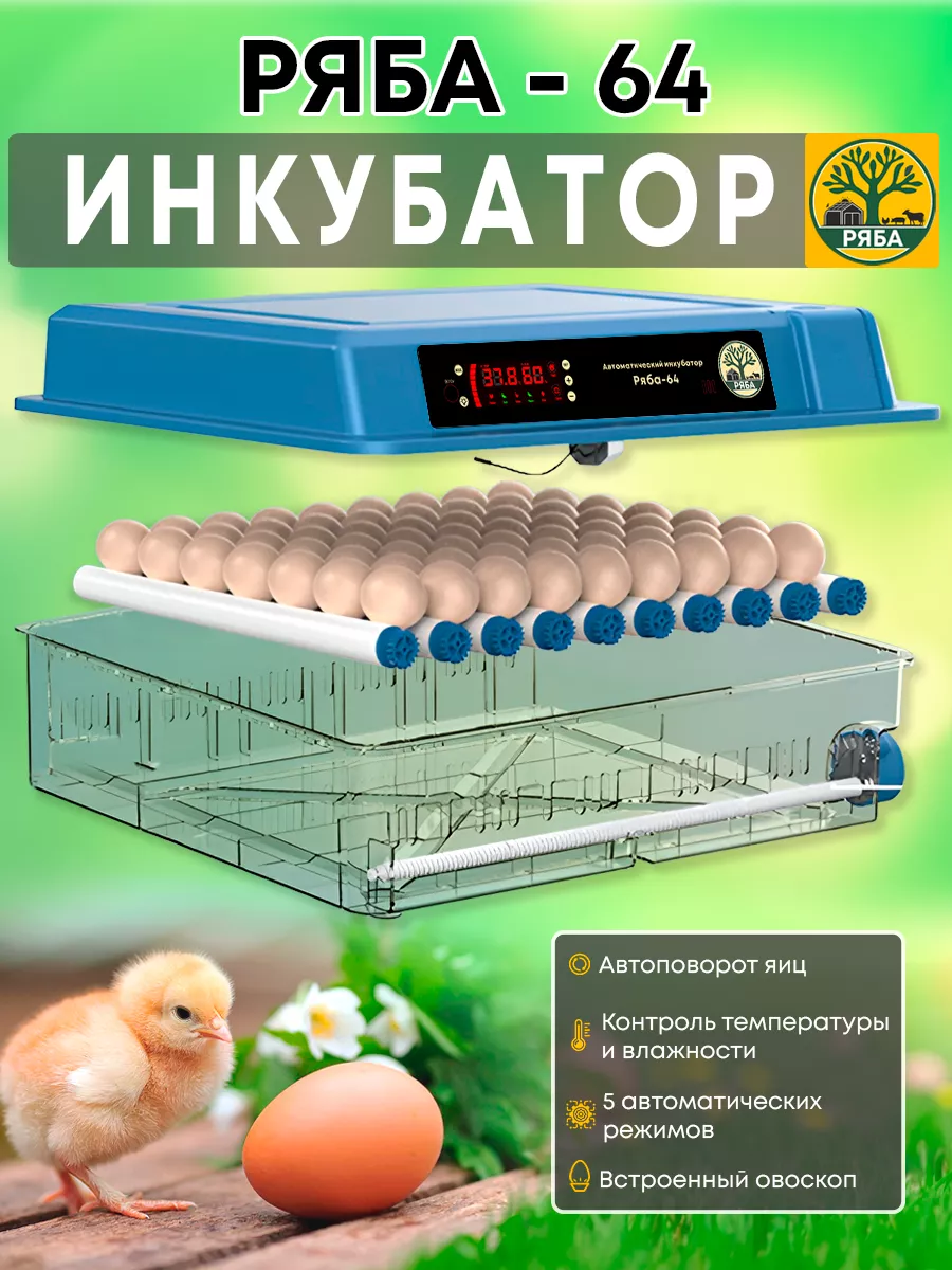 Производитель Ряба Инкубатор для яиц автоматический с терморегулятором