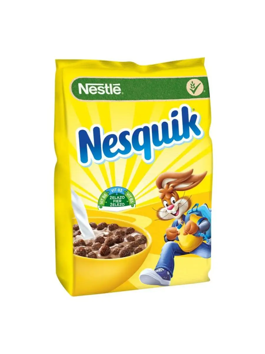 Готовый завтрак Несквик шоколадные шарики 250гр Nesquik 152653329 купить за  538 ₽ в интернет-магазине Wildberries