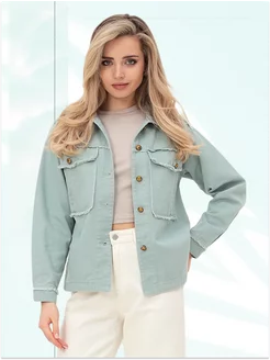 Куртка джинсовка короткая оверсайз Мисс Данин 152667019 купить за 3 320 ₽ в интернет-магазине Wildberries