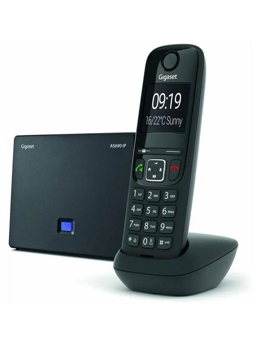 VoIP-телефон Gigaset AS690 IP черный Gigaset 152760988 купить в  интернет-магазине Wildberries