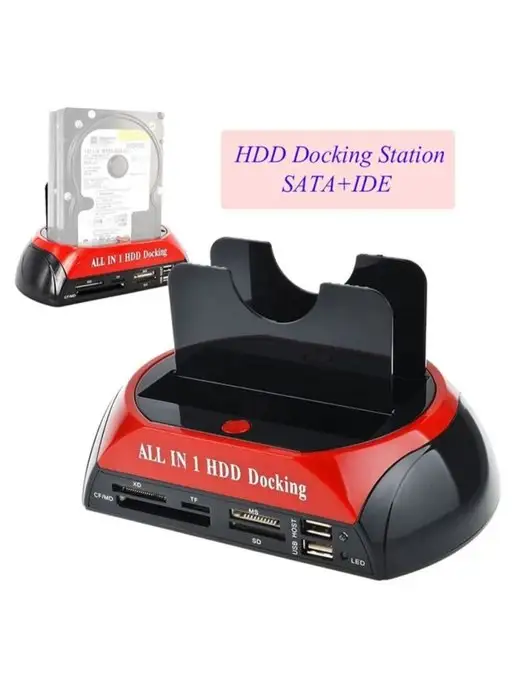 Zharkyn Док-станция HDD 2.5" 3.5" IDE SATA, вариант, фото 7