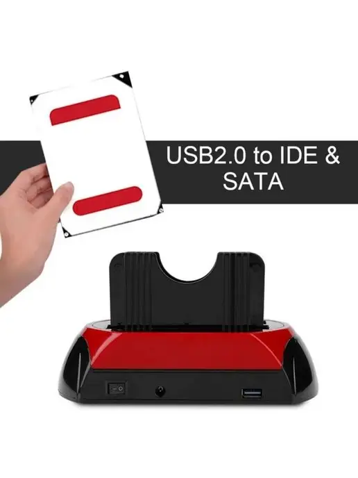 Zharkyn Док-станция HDD 2.5" 3.5" IDE SATA, вариант, фото 8