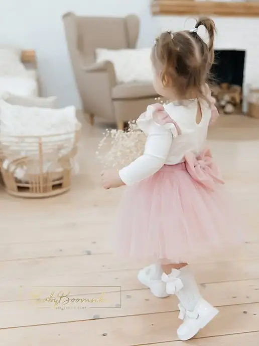BabyBoomsiki Боди нарядное с кружевом для новорожденных малышей, белый, фото 4