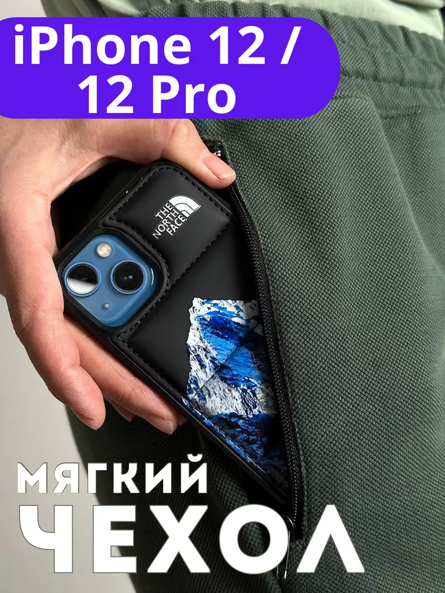 чехол на iPhone 12 TNF The North Face 152846344 купить за 360 ₽ в  интернет-магазине Wildberries