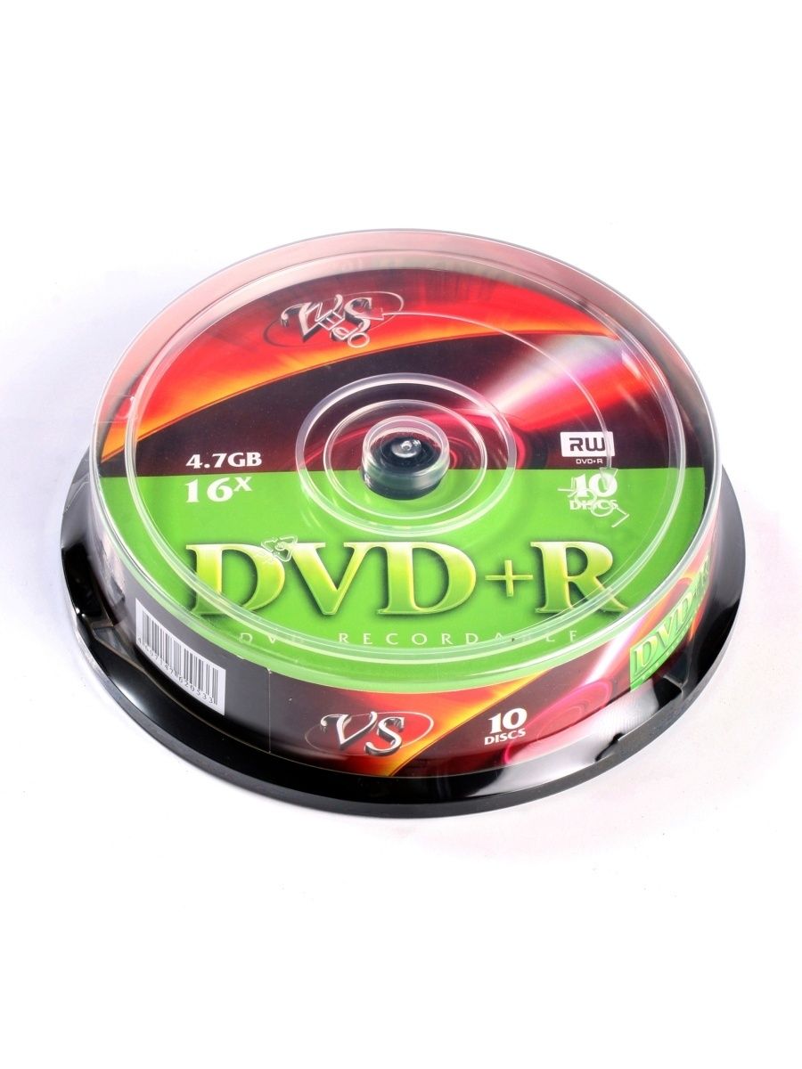 Vs DVD-R 4,7 GB 16x CB/10. Диски vs.