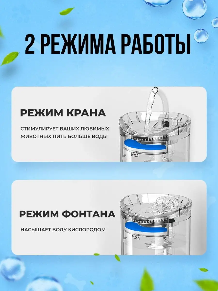 Поилка для кошек автоматическая фонтан PetPaw 152947341 купить за 1 327 ₽ в  интернет-магазине Wildberries