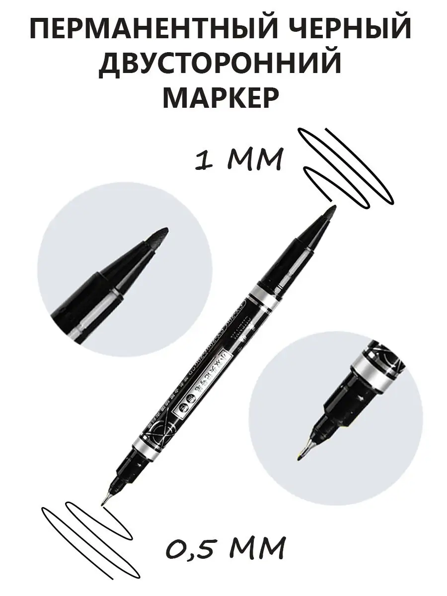 Чёрный маркер перманентный Подпишименя купить по цене 5,88 р. в интернет-магазине Wildberries в Беларуси | 153002133