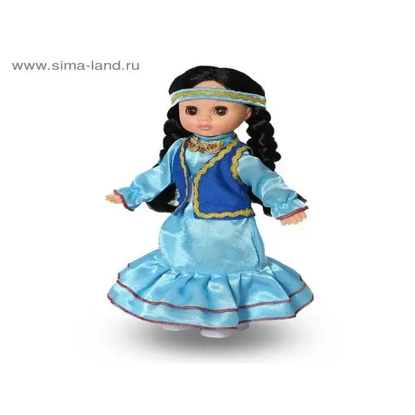 Кукла "Эля в башкирском костюме", 30,5 см