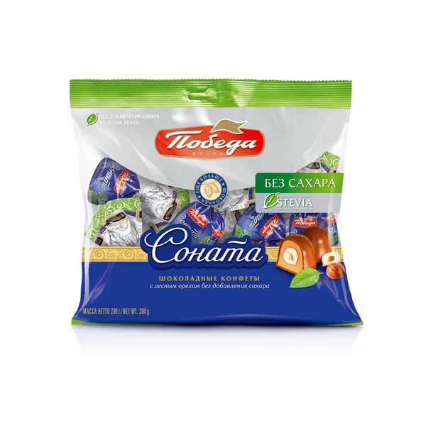 Конфеты шоколадные "Соната" без сахара, 200г
