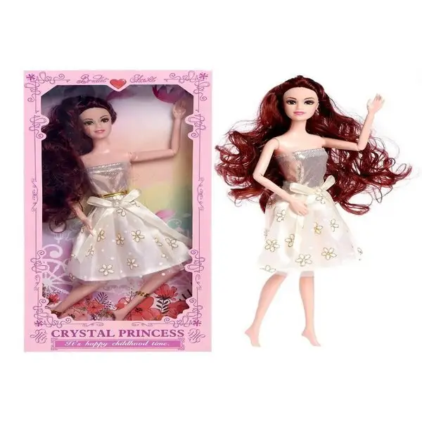 Кукла-модель шарнирная "Лиза" в платье