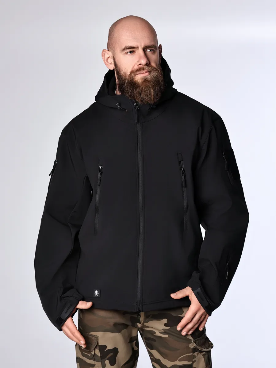 Тактическая куртка демисезонная softshell софтшелл